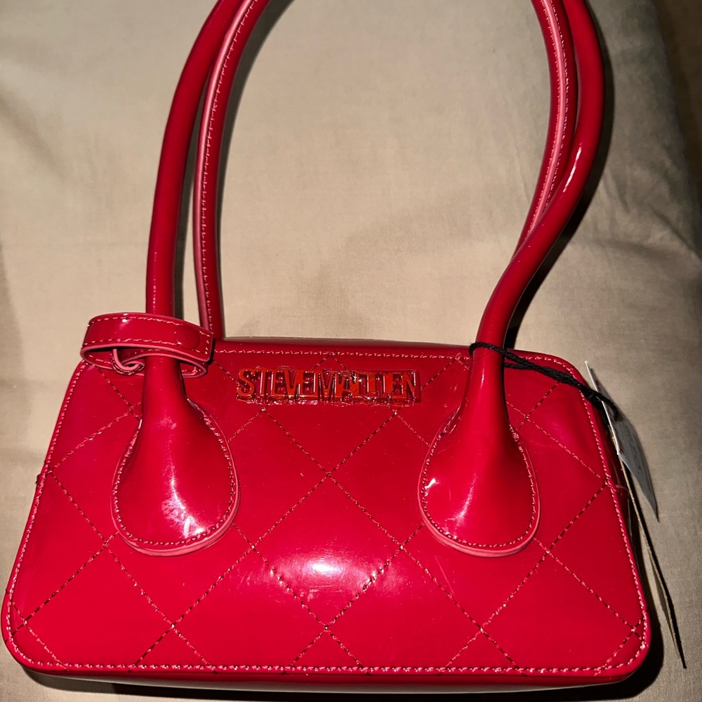 Steve Madden Glossy Red Handbag